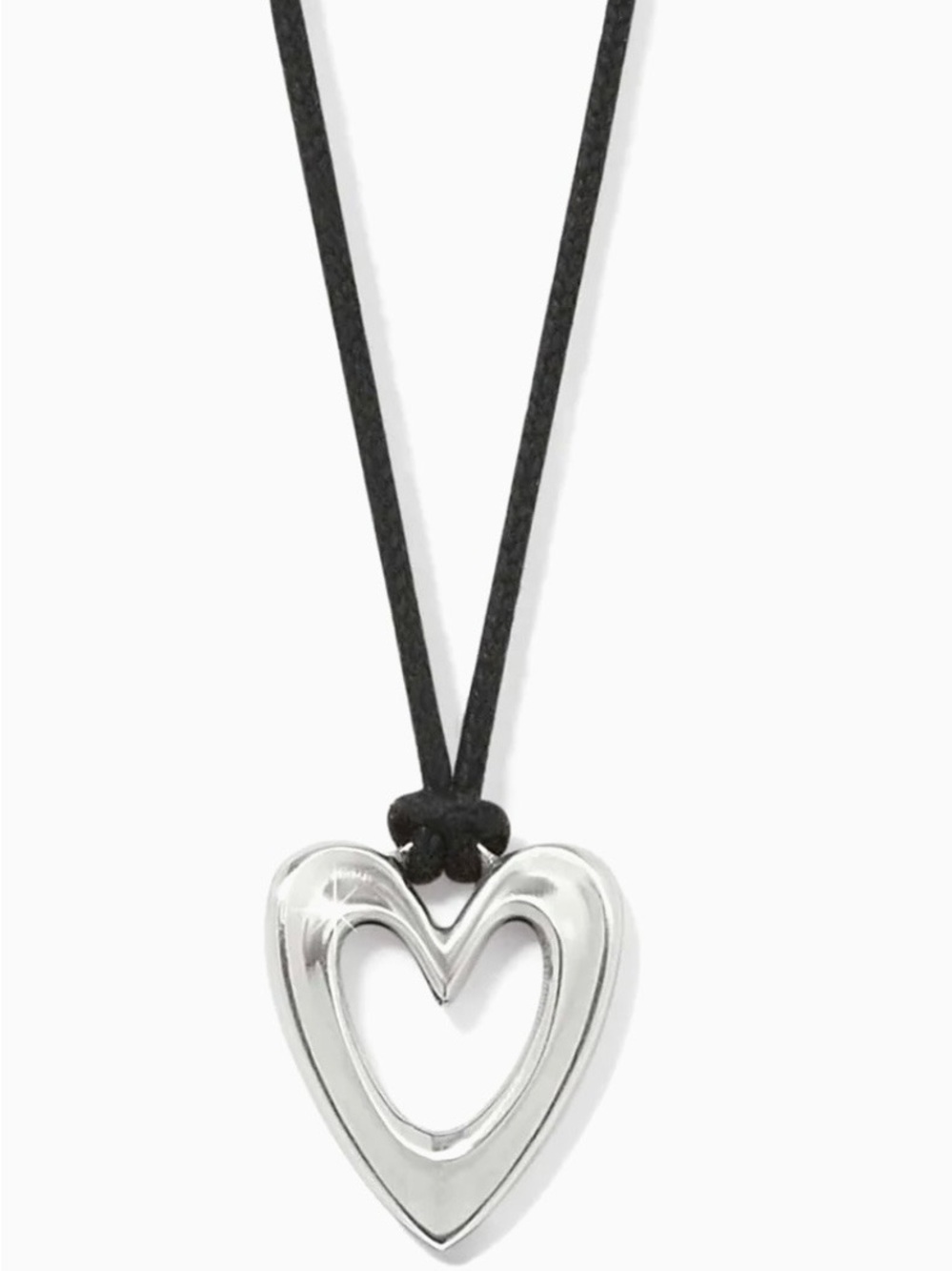 Cascade Open Heart Cord Necklace